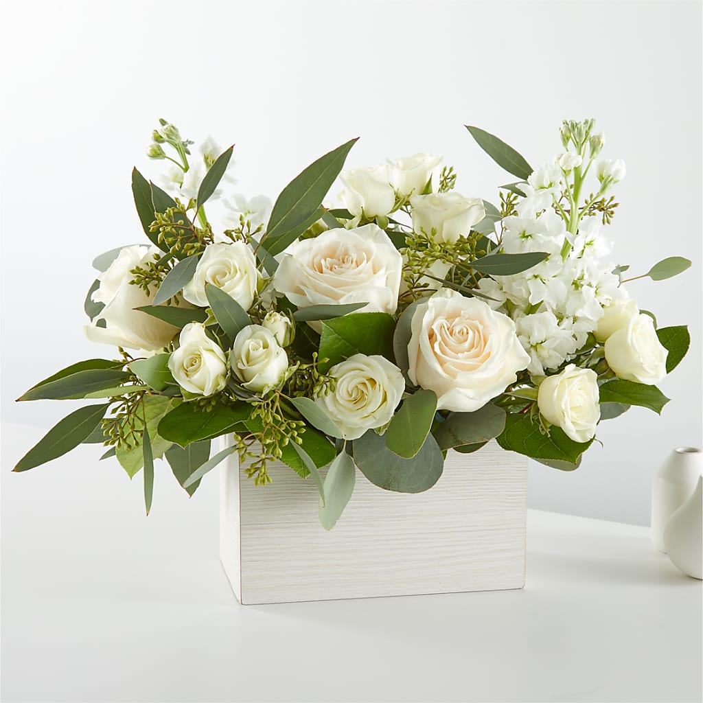 Fresh Linen Box Bouquet – The Gift Garden, Macon GA