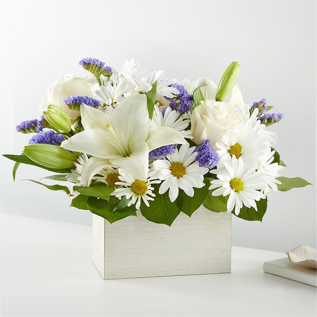 Beyond Blue Box Bouquet – The Gift Garden, Macon GA