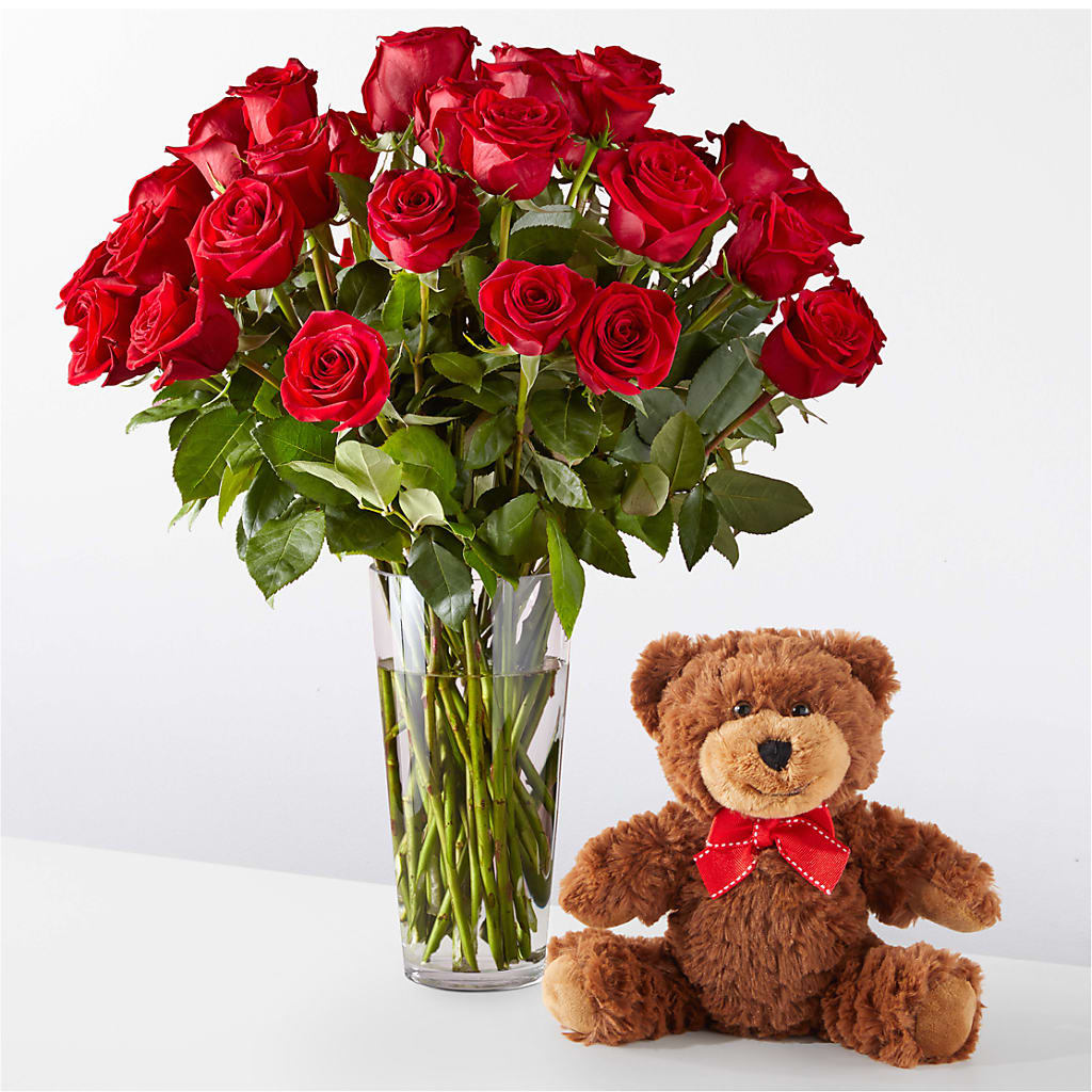 Romantic Long Stem Red Rose Bouquet Bundles – The Gift Garden, Macon GA