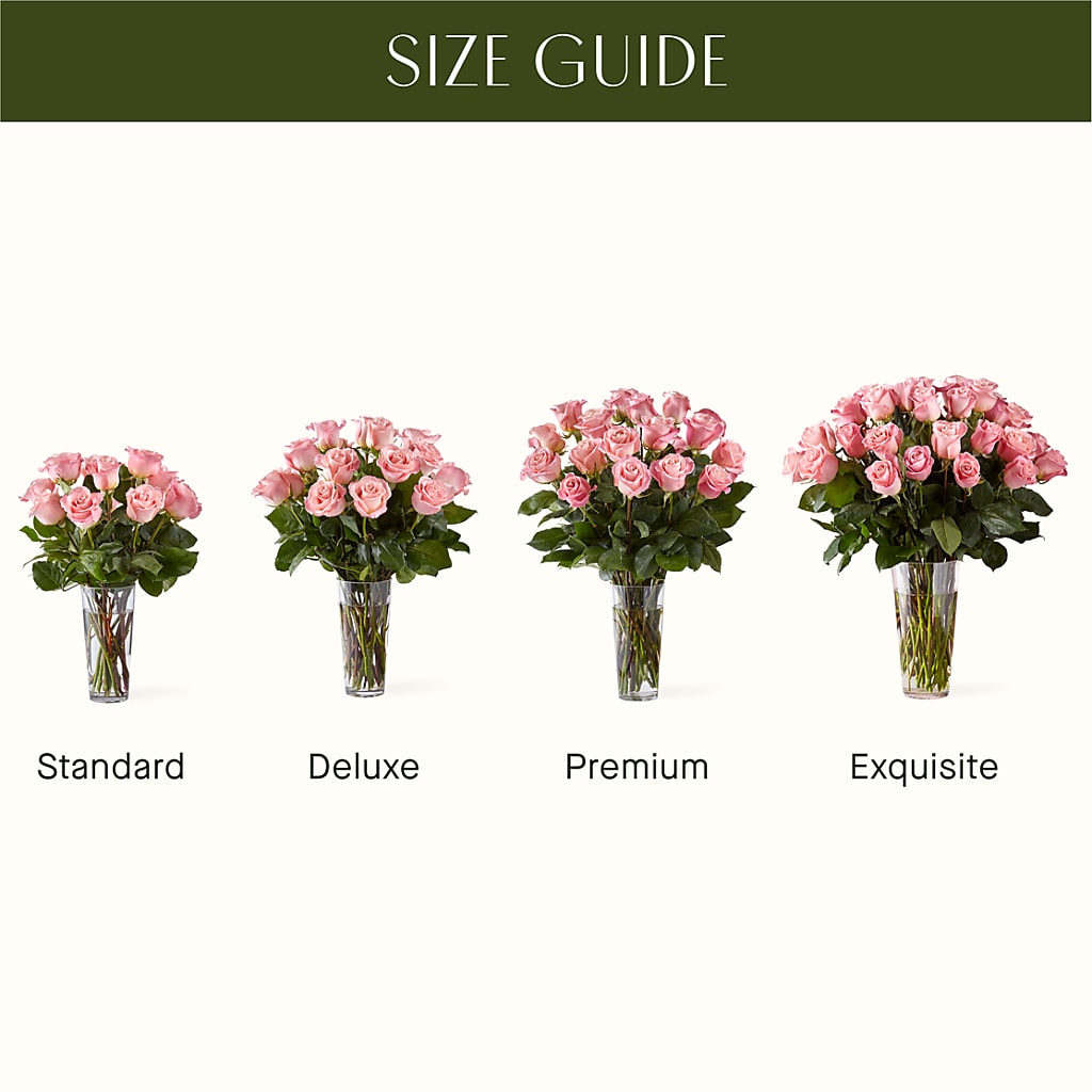 Long Stem Pink Rose Bouquet – The Gift Garden, Macon GA