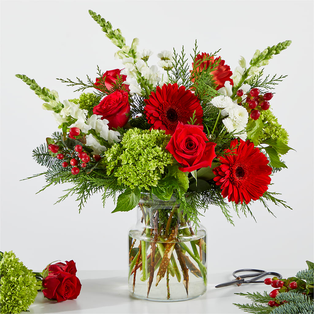 Merry Moment Bouquet – A Florist Original – The Gift Garden, Macon GA