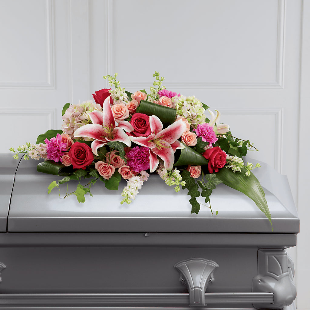 Splendid Grace Casket Spray – The Gift Garden, Macon GA