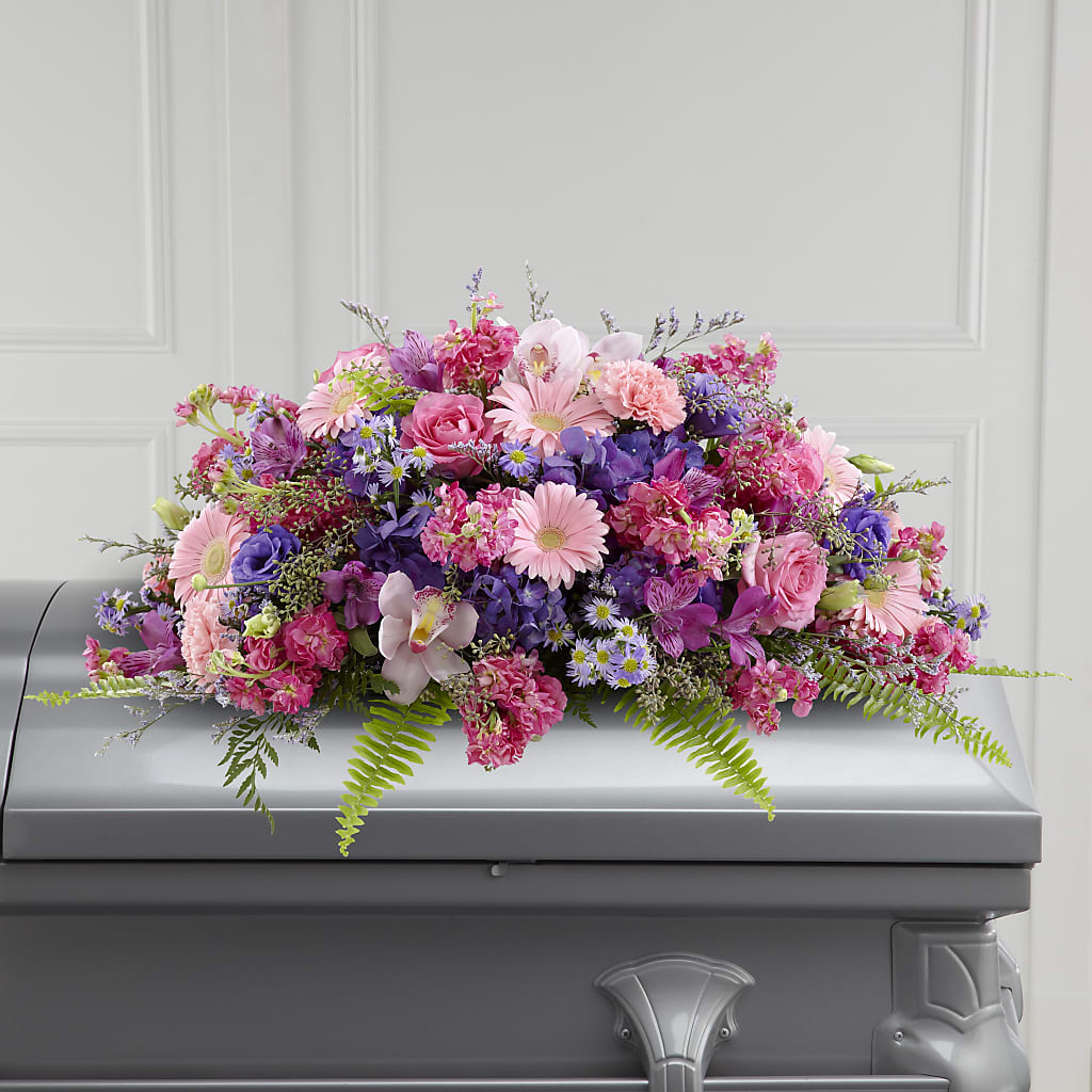 Glorious Garden Casket Spray – The Gift Garden, Macon GA