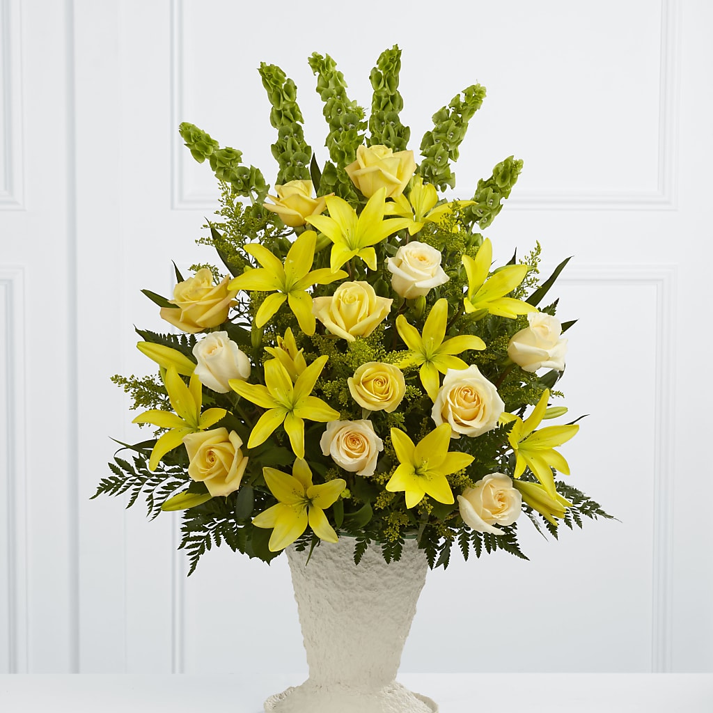 Golden Memories Arrangement – The Gift Garden, Macon GA