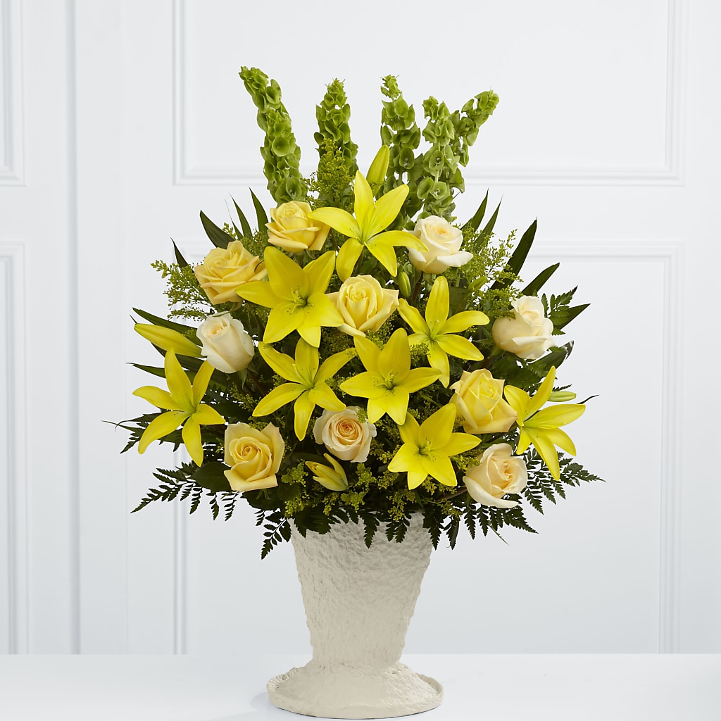 Golden Memories Arrangement – The Gift Garden, Macon GA
