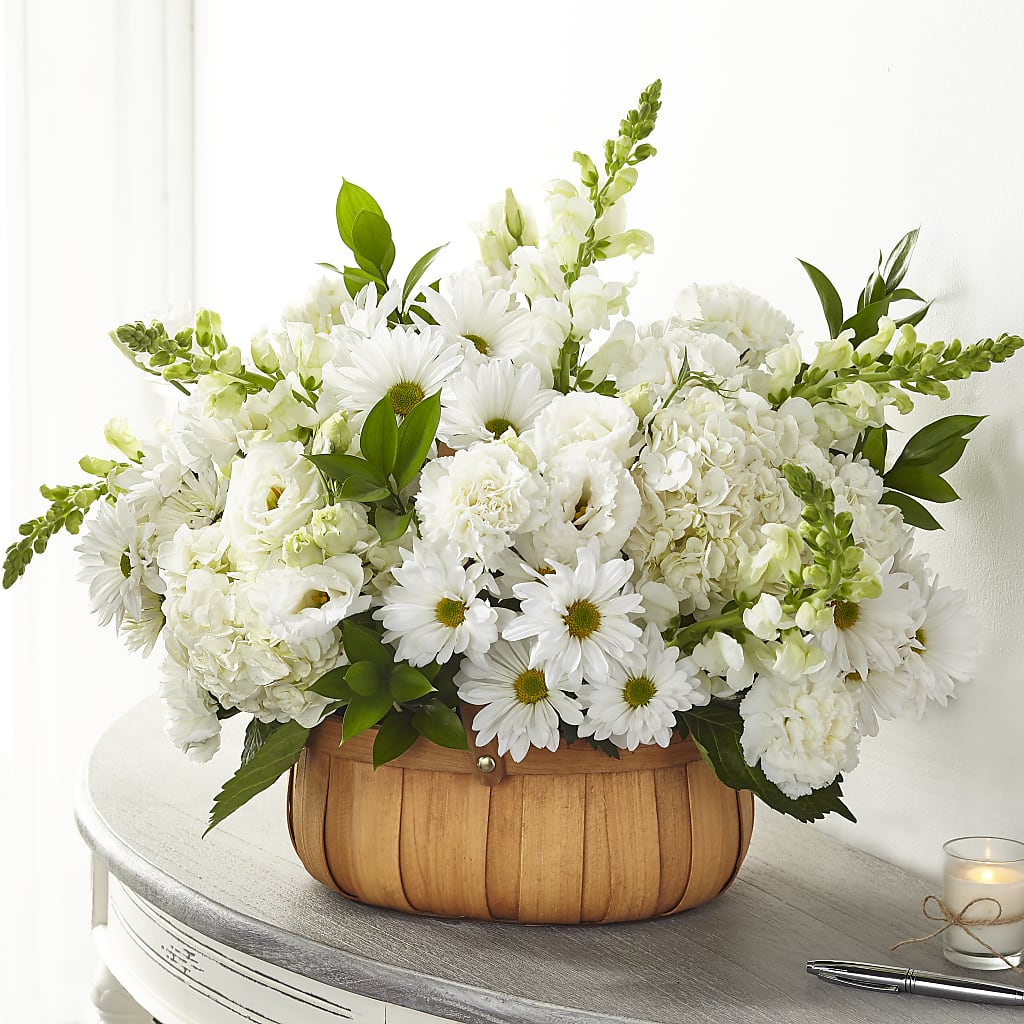 Pure Ivory Basket – The Gift Garden, Macon GA