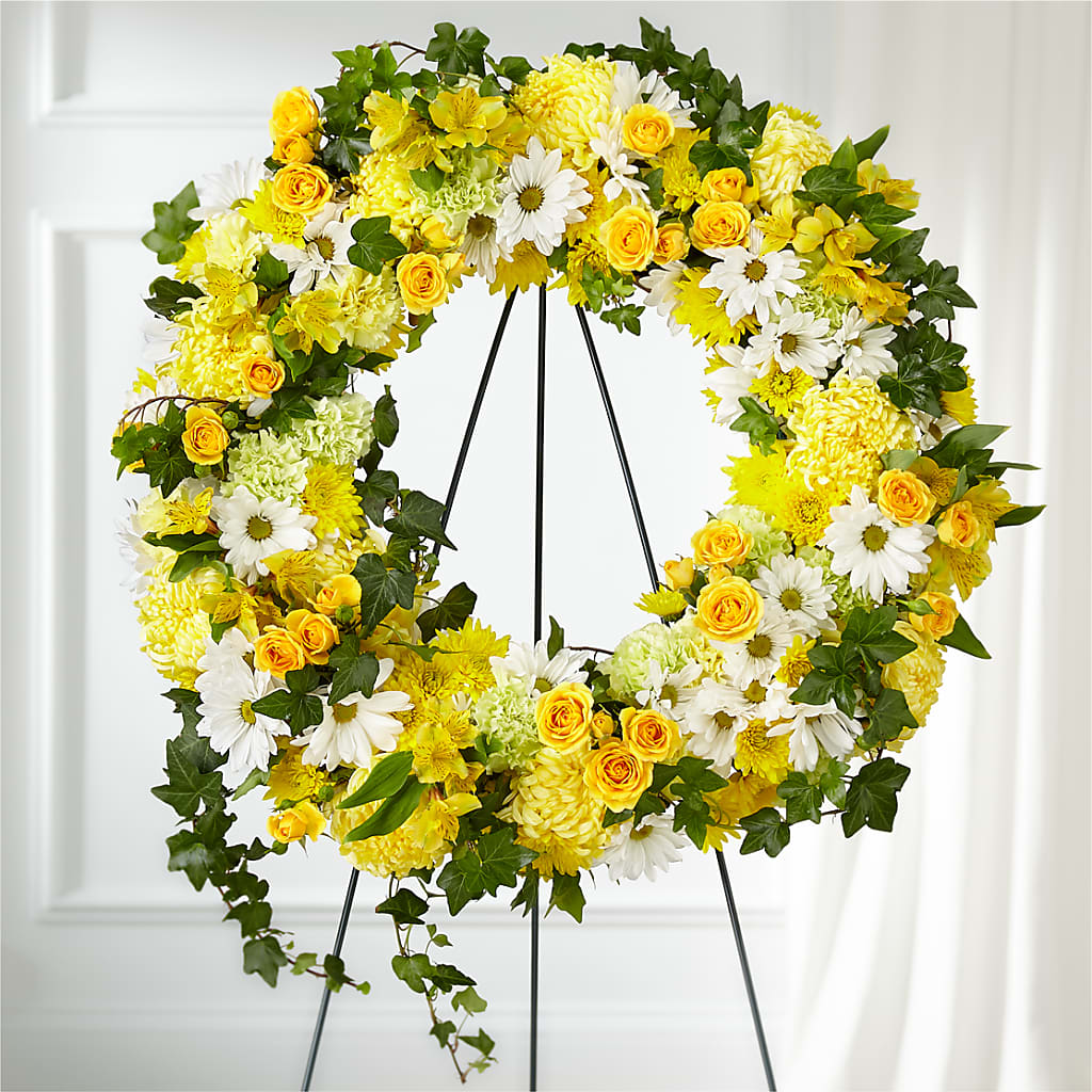 Golden Remembrance Wreath – The Gift Garden, Macon GA