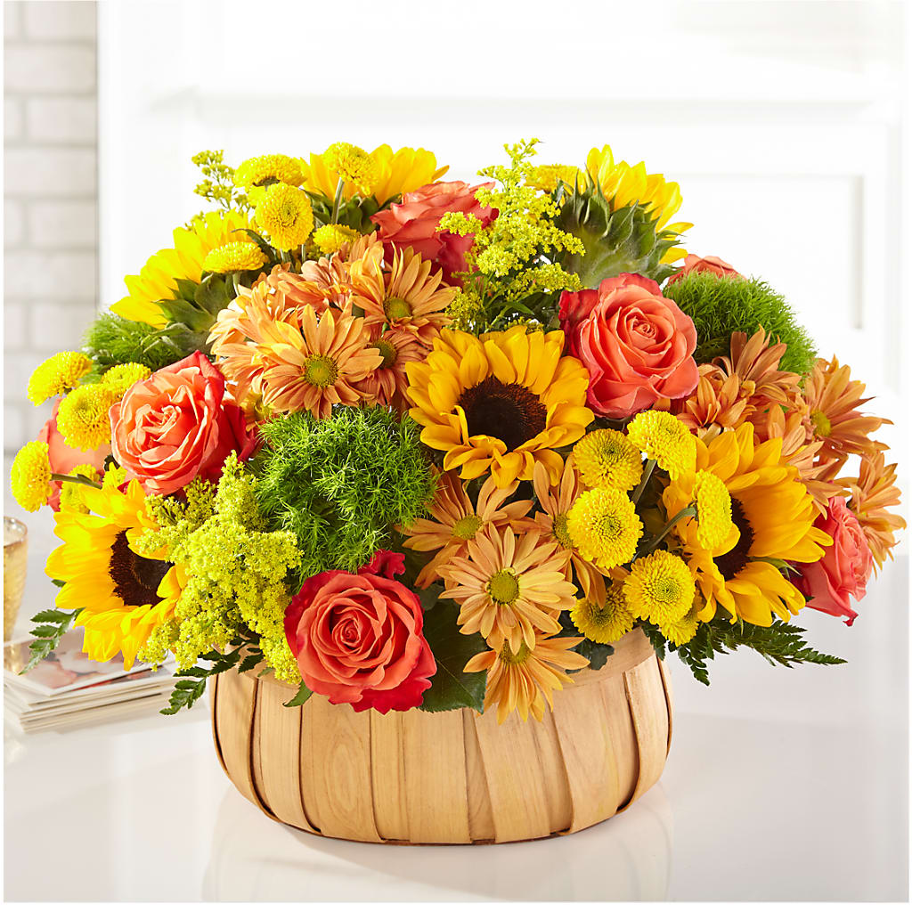 Harvest Sunflower Basket – The Gift Garden, Macon GA