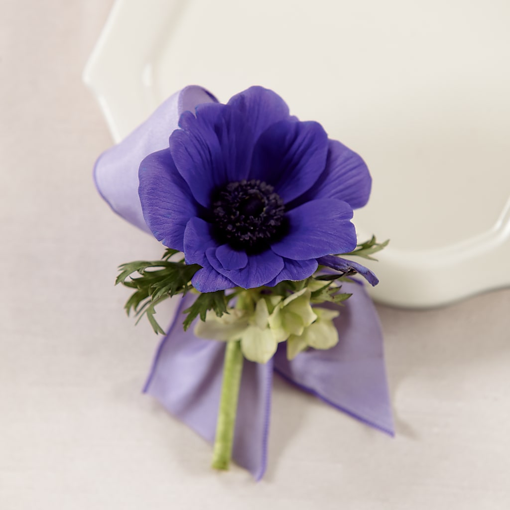 Purple Passion Boutonniere – The Gift Garden, Macon GA