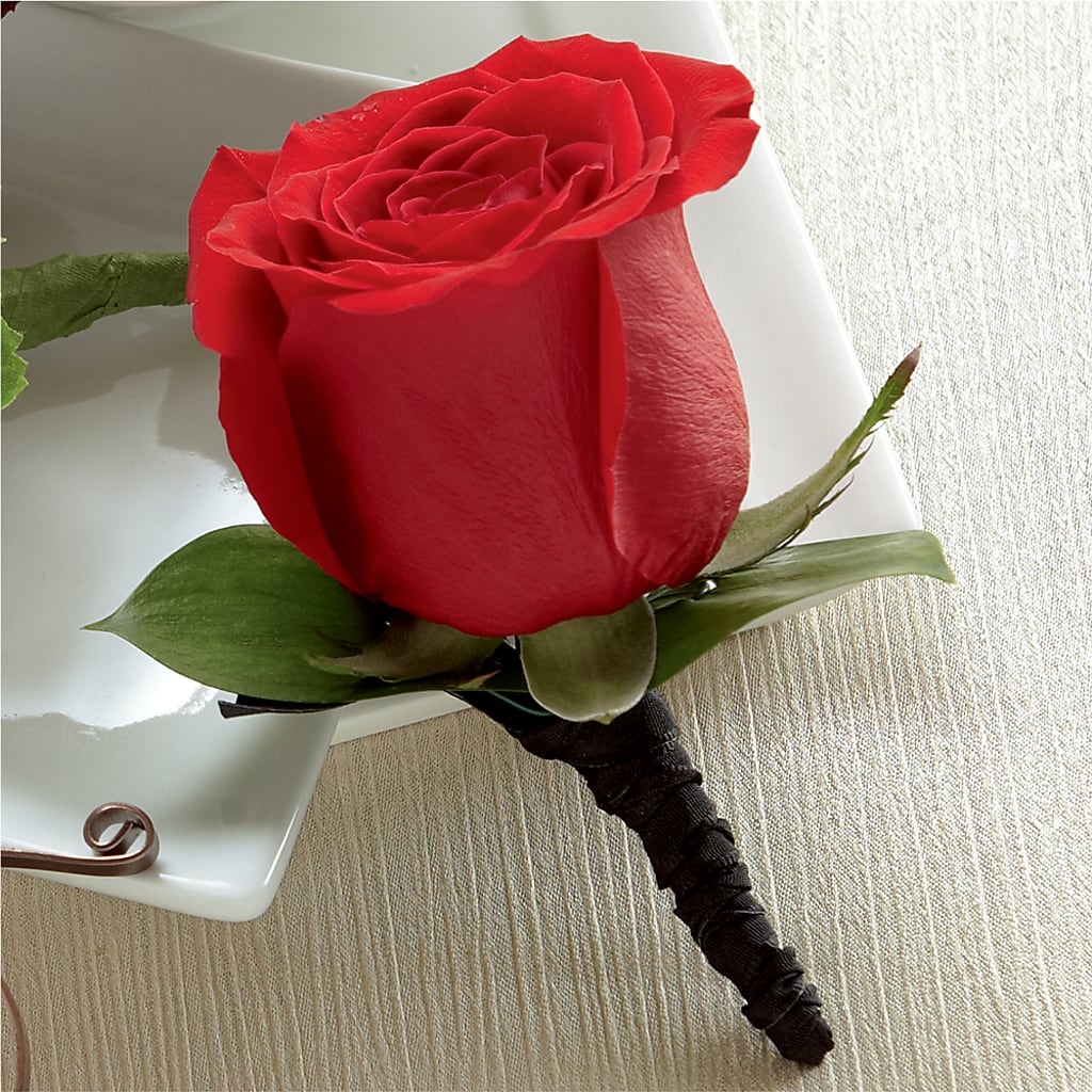 Red Rose Boutonniere – The Gift Garden, Macon GA