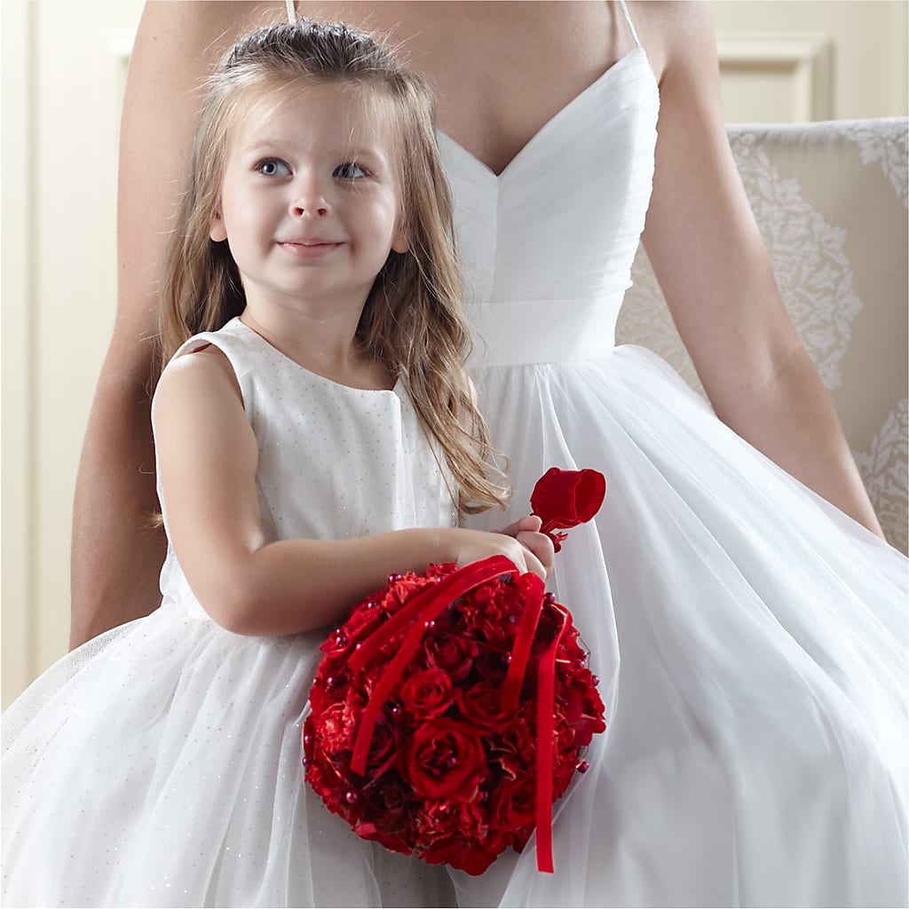Pure at Heart Flower Girl Arrangement – The Gift Garden, Macon GA