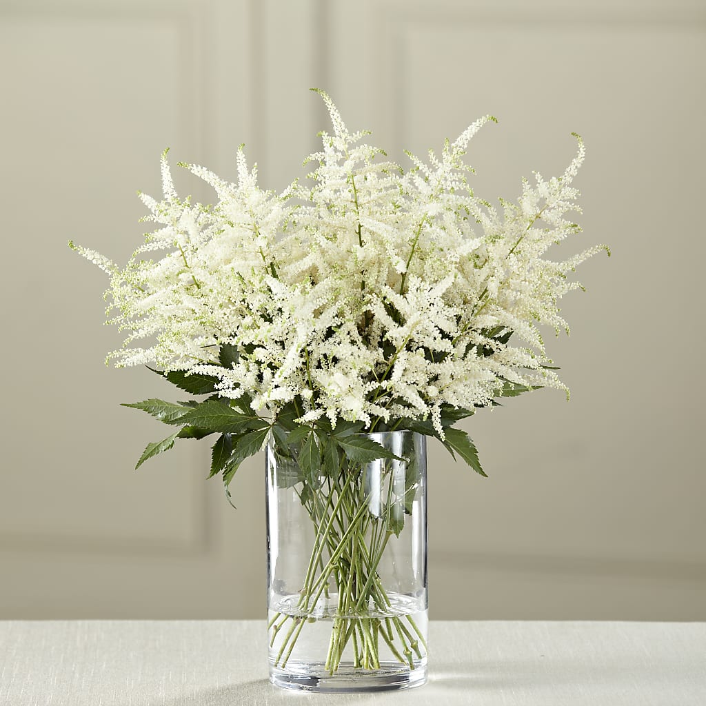 White Astilbe Bouquet – The Gift Garden, Macon GA