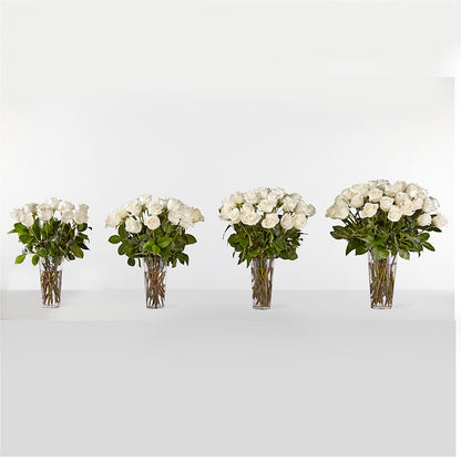 Long Stem White Rose Bouquet –  The Gift Garden, Macon GA