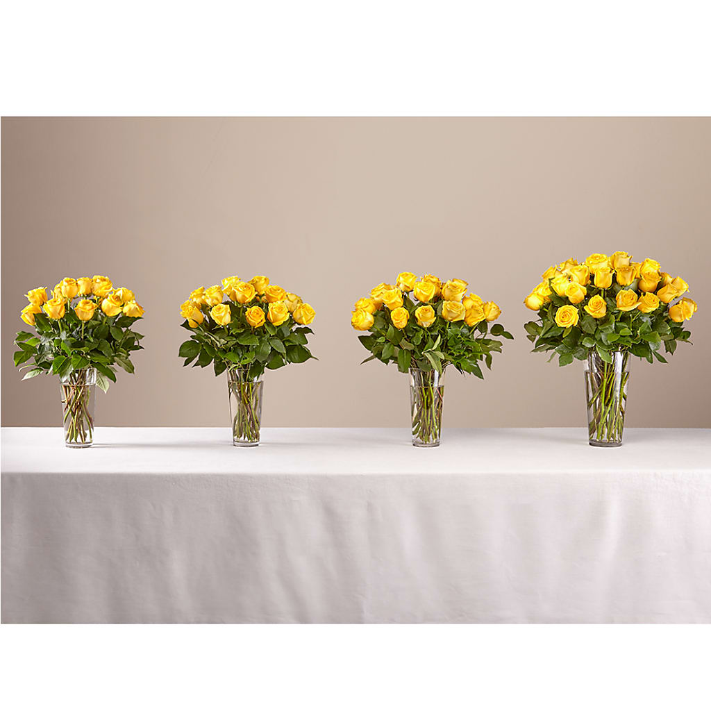 Long Stem Yellow Rose Bouquet –  The Gift Garden, Macon GA