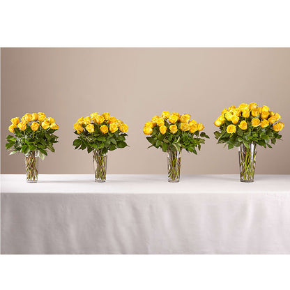 Long Stem Yellow Rose Bouquet –  The Gift Garden, Macon GA