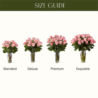 Long Stem Pink Rose Bouquet –  The Gift Garden, Macon GA