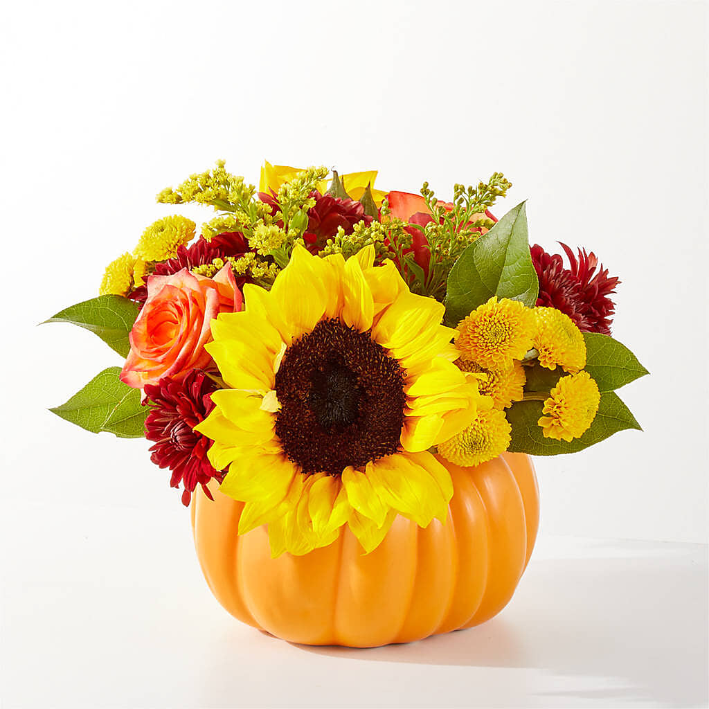 Golden Gourd Pumpkin Bouquet –  The Gift Garden, Macon GA