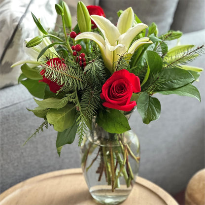 Sparkling Snowflakes Bouquet –  The Gift Garden, Macon GA