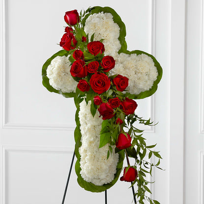 Floral Cross Easel –  The Gift Garden, Macon GA