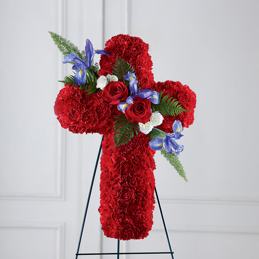 Faithful Hero Floral Cross –  The Gift Garden, Macon GA
