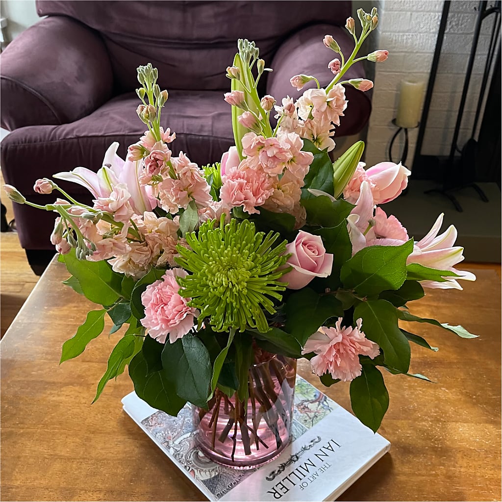 Pretty in Pink Bouquet –  The Gift Garden, Macon GA