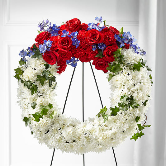 Patriotic Passion Wreath –  The Gift Garden, Macon GA