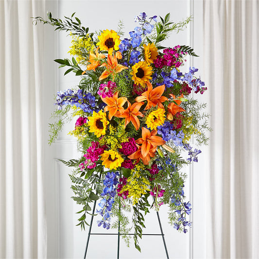 Sunlit Memories Standing Spray (Standard) –  The Gift Garden, Macon GA