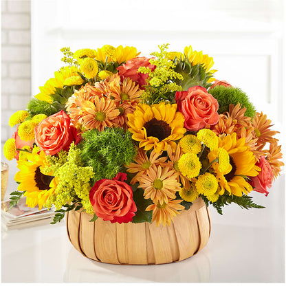 Harvest Sunflower Basket –  The Gift Garden, Macon GA