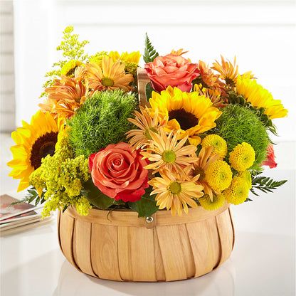 Harvest Sunflower Basket –  The Gift Garden, Macon GA