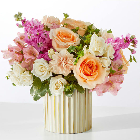 Paradise Bouquet with Ivory Vase –  The Gift Garden, Macon GA