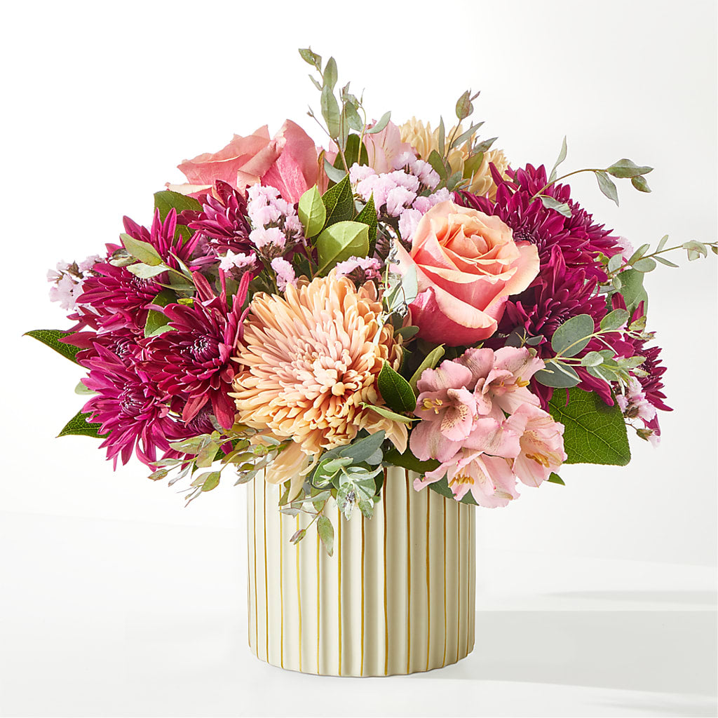 Berry Cobbler Bouquet with Ivory Vase –  The Gift Garden, Macon GA