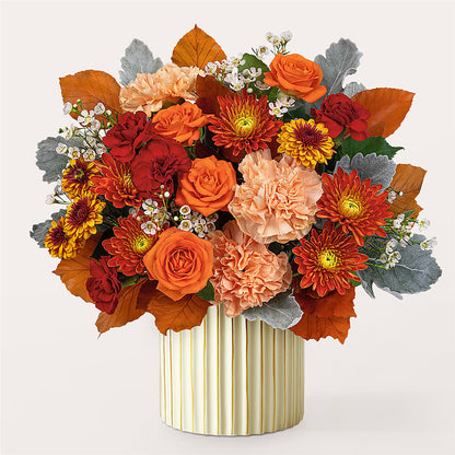Merlot Bouquet with Ivory Vase –  The Gift Garden, Macon GA